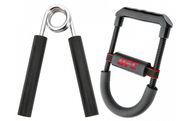 Набор для тренировки рук UFC (Кистевой эспандер и Тренажер для запястья) Набор для тренировки рук UFC (Кистевой эспандер и Тренажер для запястья)